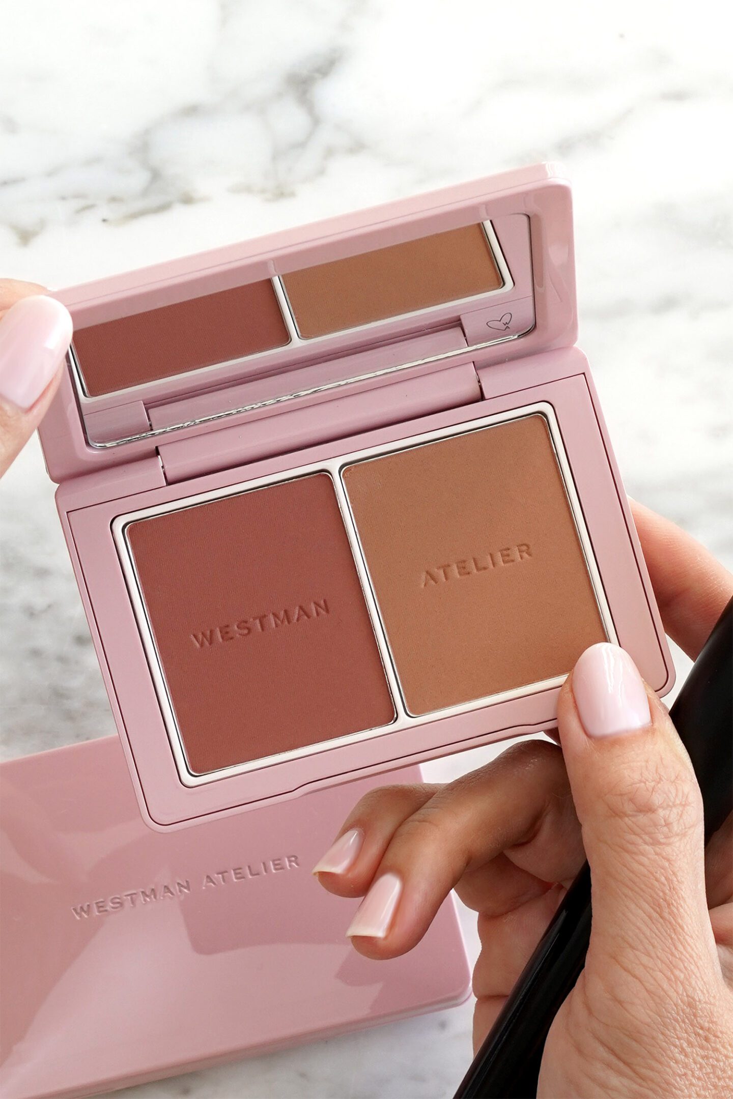 Westman Atelier Baby Cheeks Powder Duo Baby Cheeks Powder Blush Duo Suede/Sable