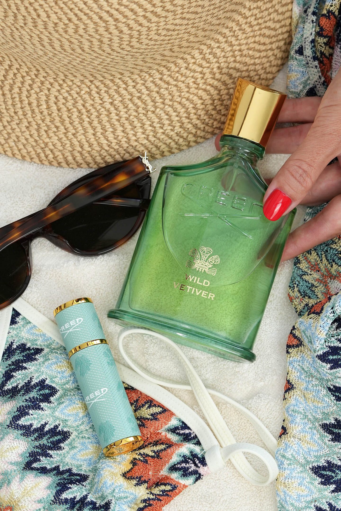 Creed Wild Vetiver Perfume and Atomizer